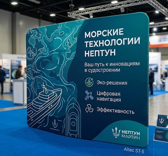Стенд Altec ST-5 Лодка без подсветки двусторонняя печать